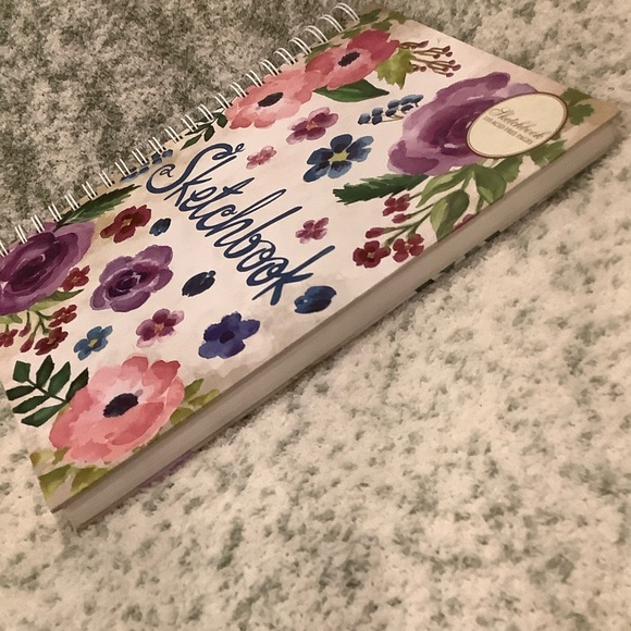 Floral Art Drawing Journaling Sketchbook with Spiral Binding NWT 110 pg - Picture 7 of 16